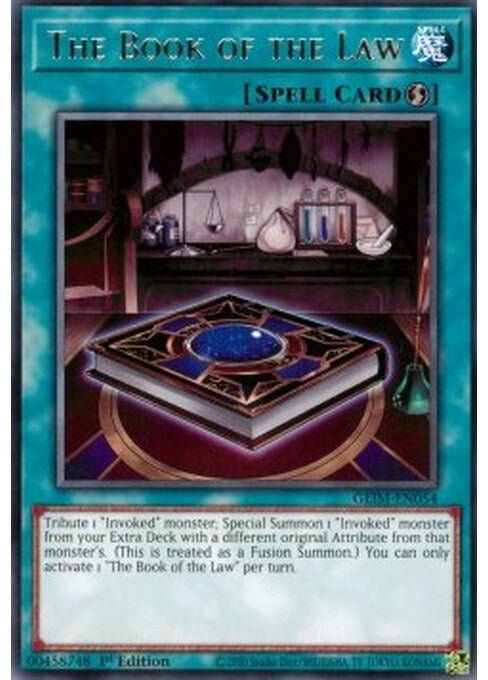 The Book of the Law — Genesis Impact (GEIM-054) Yu-Gi-Oh! card Hauptbild