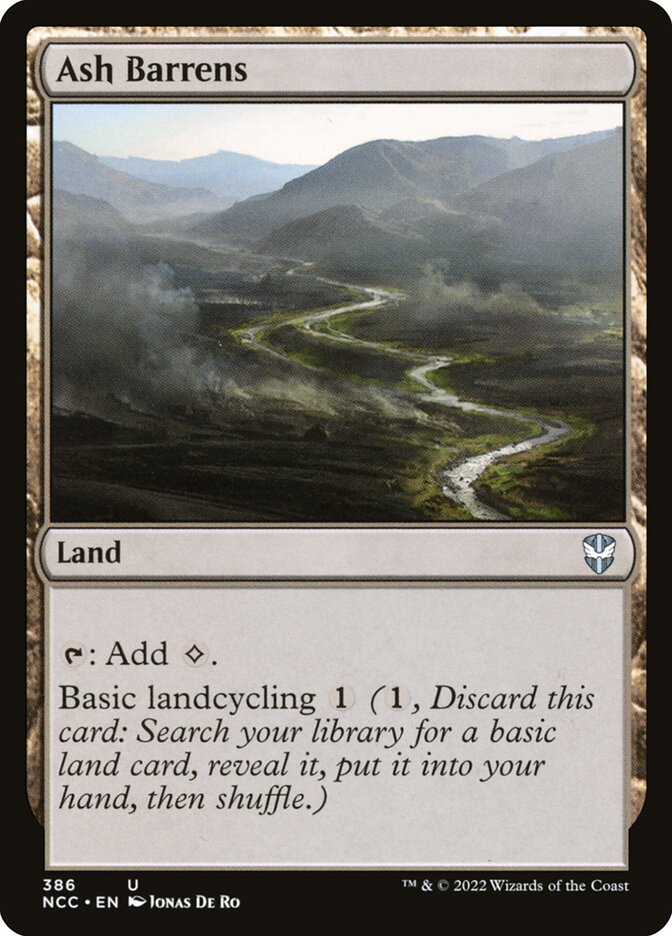 Ash Barrens - Commander: Streets of New Capenna (Uncommon) [NCC-386] Hoofdafbeelding