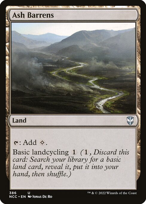 Ash Barrens – New Capenna Commander (NCC-386) Magic: The Gathering card | LC-REM-20260804-15681710227788-5233b31f-a179-4ae9-95a2-2ff75b374edf
