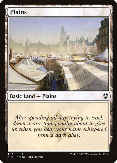 Plains – Commander Legends: Battle for Baldur's Gate (CLB-453) Magic: The Gathering card | LC-REM-20260804-15151545221452-524ff04c-932e-4441-a2a7-1416cd43d232 Image principale du produit