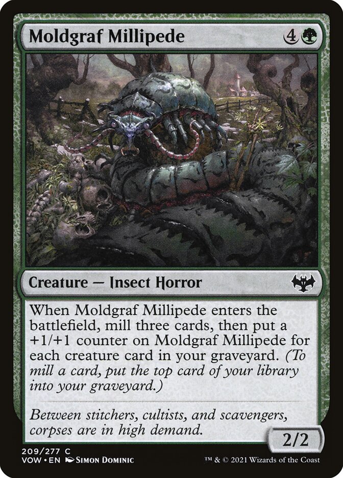 Moldgraf Millipede - Innistrad: Crimson Vow (Common) [VOW-209]