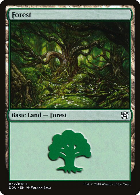 Forest – Duel Decks: Elves vs. Inventors (DDU-32) Magic: The Gathering card | LC-REM-20260804-15609026249036-5257440c-ab4e-4b9e-a694-f7ff54feaa1b Main image