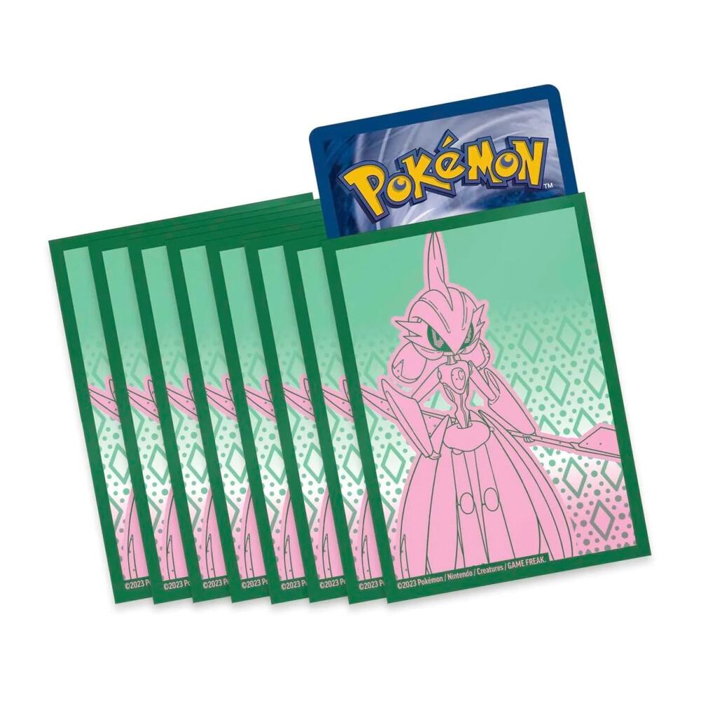 65 Pokemon-sleeves met Iron Valiant uit de Paradox Rift Elite Trainer Box Immagine principale del prodotto