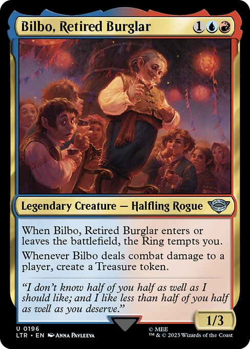Bilbo, Retired Burglar – The Lord of the Rings: Tales of Middle-earth (LTR-196) Magic: The Gathering card | LC-REM-20260804-15150949597516-527df93e-cc2b-4216-909a-4ada1abcbfd3