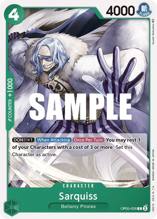 Sarquiss (OP05-026) - Awakening of the New Era (Common) [OP05-026] — one-piece card