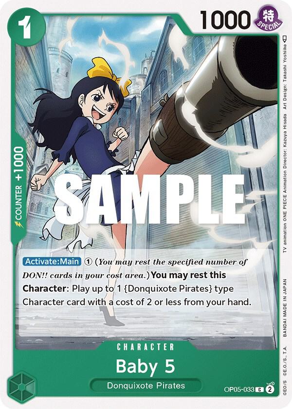 Baby 5 (OP05-033) - Awakening of the New Era (Common) [OP05-033] — one-piece card Main image