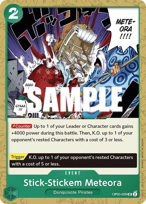 Stick-Stickem Meteora (OP05-039) - Awakening of the New Era (Uncommon) [OP05-039] — one-piece card