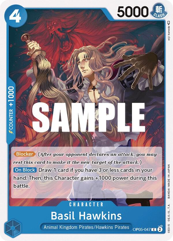 Basil Hawkins (OP05-047) - Awakening of the New Era (Common) [OP05-047] — one-piece card Main image