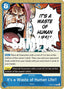 It's a Waste of Human Life!! (OP05-058) - Awakening of the New Era (Common) [OP05-058] — one-piece card