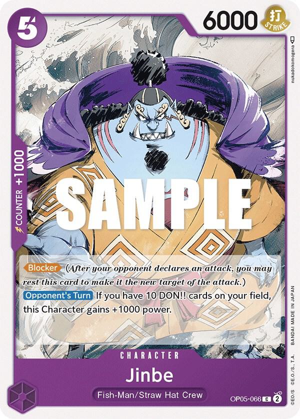 Jinbe (OP05-066) - Awakening of the New Era (Common) [OP05-066] — one-piece card Main image