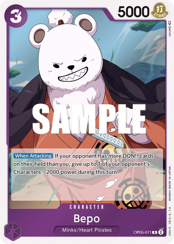 Bepo (OP05-071) - Awakening of the New Era (Rare) [OP05-071] — one-piece card