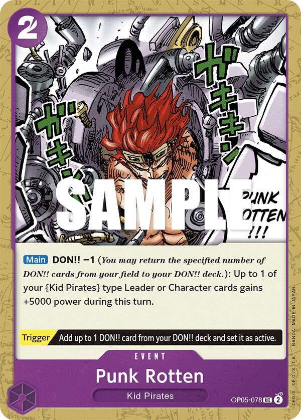 Punk Rotten (OP05-078) - Awakening of the New Era (Uncommon) [OP05-078] — one-piece card