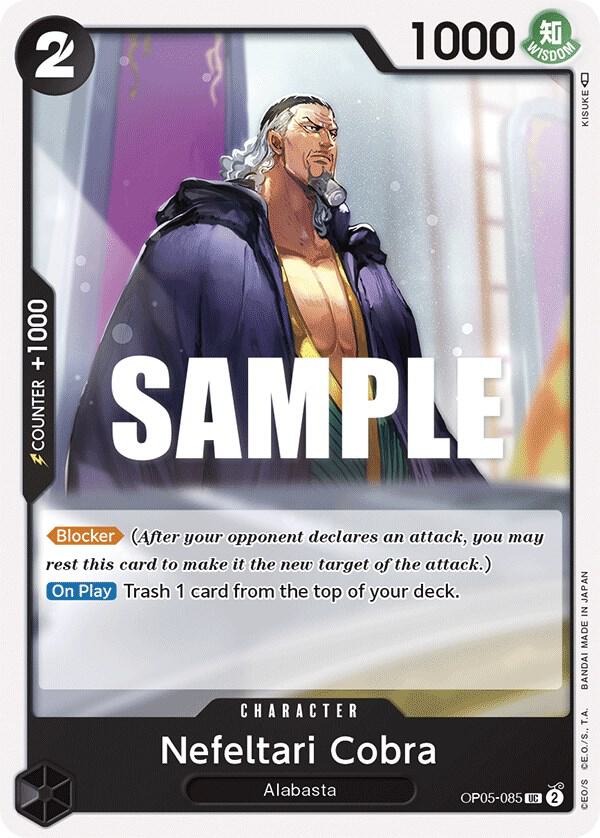 Nefeltari Cobra (OP05-085) - Awakening of the New Era (Uncommon) [OP05-085] — one-piece card