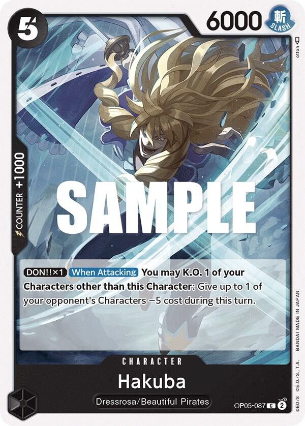 Hakuba (OP05-087) - Awakening of the New Era (Common) [OP05-087] — one-piece card Main image