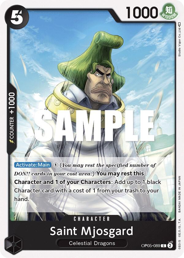 Saint Mjosgard (OP05-089) - Awakening of the New Era (Common) [OP05-089] — one-piece card