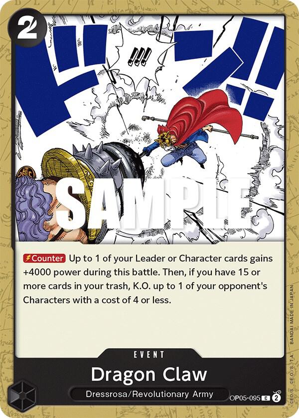 Dragon Claw (OP05-095) - Awakening of the New Era (Common) [OP05-095] — one-piece card
