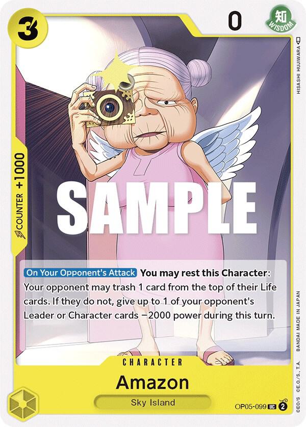 Amazon (OP05-099) - Awakening of the New Era (Uncommon) [OP05-099] — one-piece card Image principale du produit
