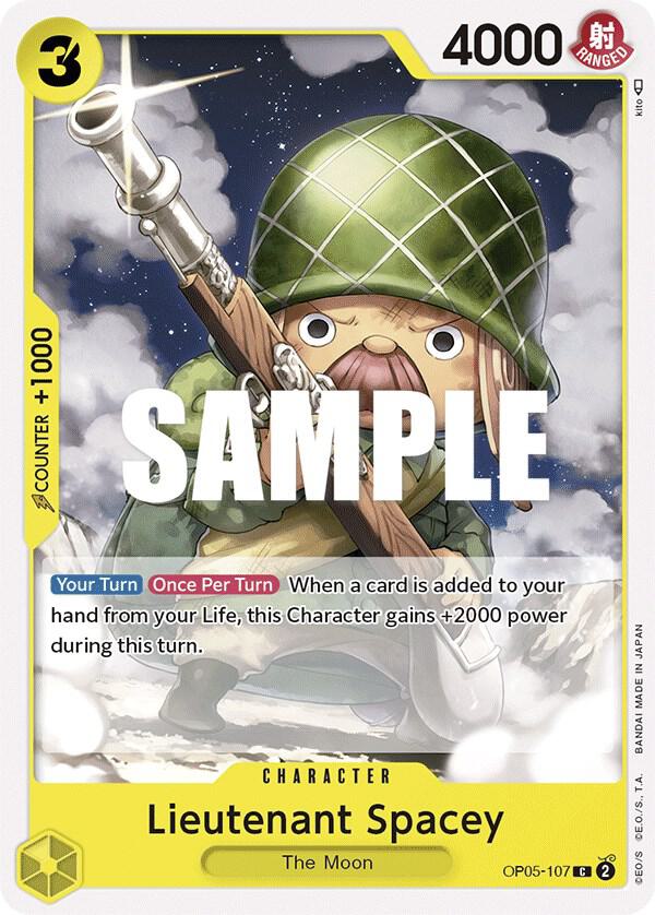 Lieutenant Spacey (OP05-107) - Awakening of the New Era (Common) [OP05-107] — one-piece card