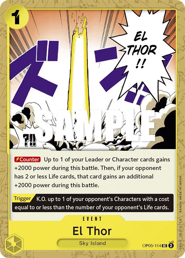 El Thor (OP05-114) - Awakening of the New Era (Uncommon) [OP05-114] — one-piece card