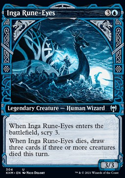 Inga Rune-Eyes - Kaldheim: Extras (Uncommon) [XKHM-304] Hoofdafbeelding