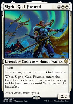Sigrid, God-Favored - Kaldheim (Rare) [KHM-29] Hover Image