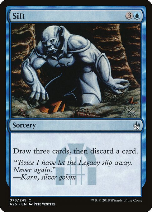 Sift – Masters 25 (A25-73) Magic: The Gathering card