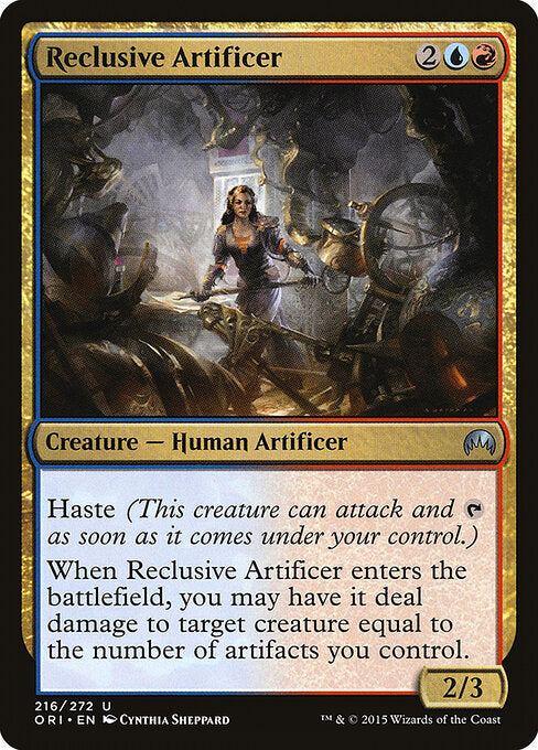 Reclusive Artificer – Magic Origins (ORI-216) Magic: The Gathering card | LC-REM-20260804-15909418959180-5299a549-06cf-47e8-b6cd-7e44d9f1efb8