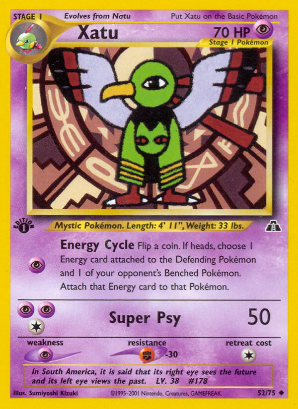 Xatu – Neo Discovery 52 – Pokémon TCG single card Hoofdafbeelding