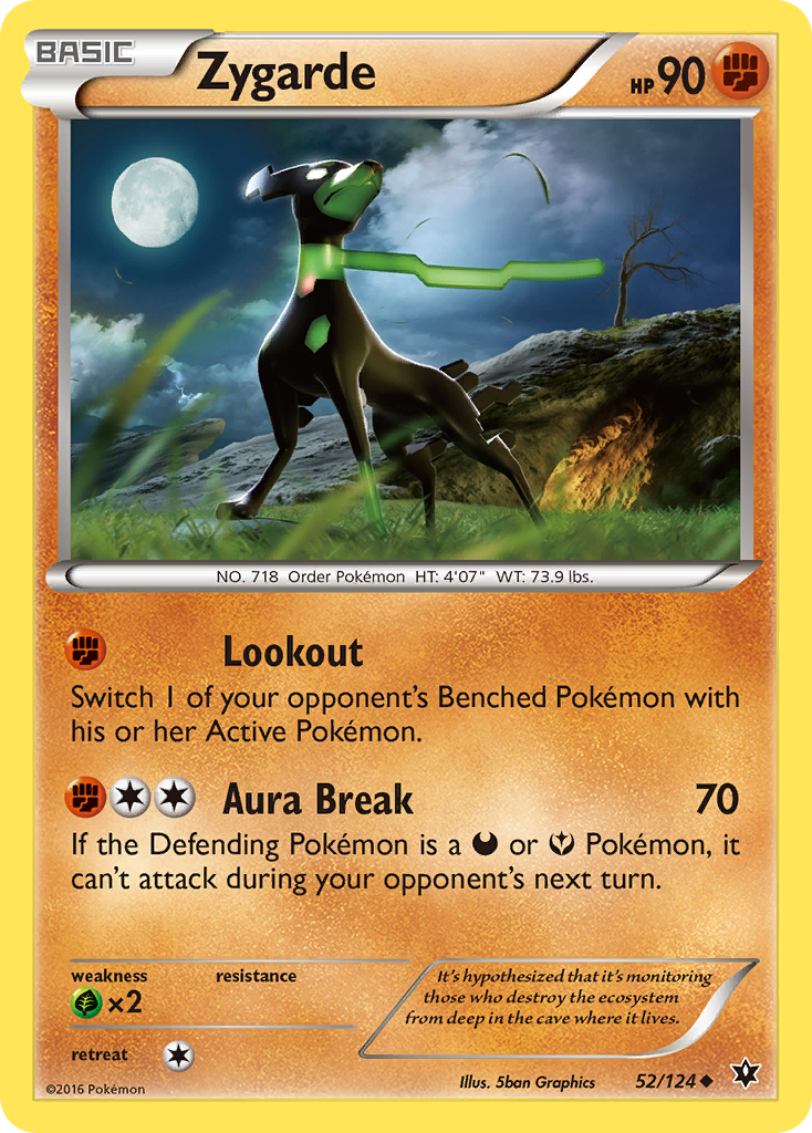 Zygarde – Fates Collide 52 – Pokémon TCG single card