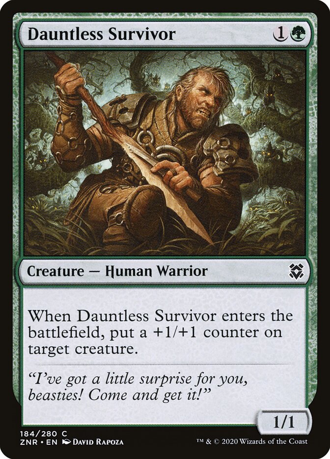 Dauntless Survivor - Zendikar Rising (Common) [ZNR-184]