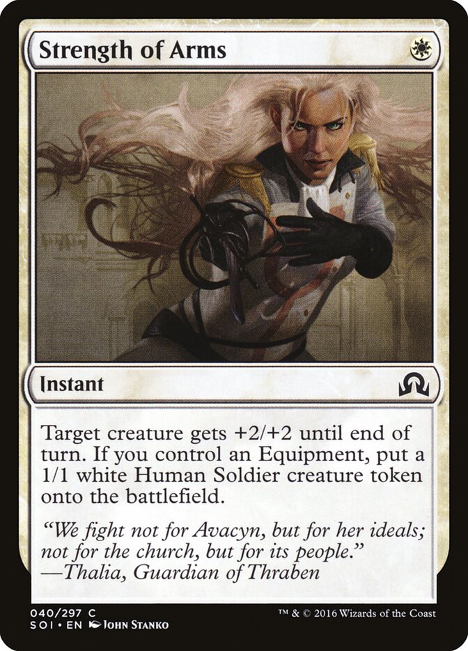 Strength of Arms - Shadows over Innistrad (Common) [SOI-40] Image principale du produit