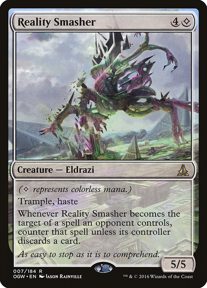 Magic-kaart Reality Smasher OGW-7 uit Oath of the Gatewatch (Rare) Imagen principal del producto