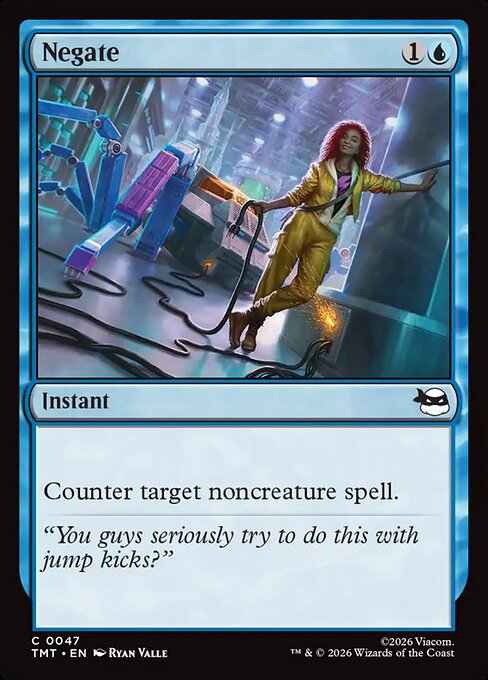 Negate – Teenage Mutant Ninja Turtles (TMT-47) Magic: The Gathering card
