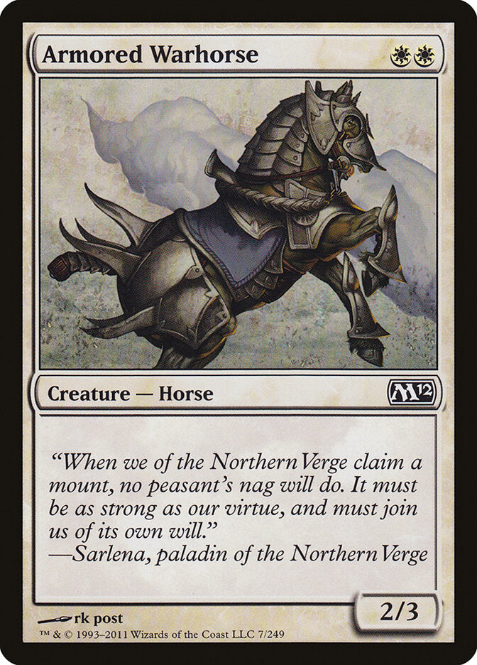Armored Warhorse - Magic 2012 (Common) [M12-7] Image principale du produit