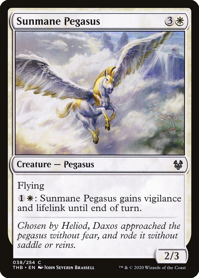 Sunmane Pegasus - Theros Beyond Death (Common) [THB-38]