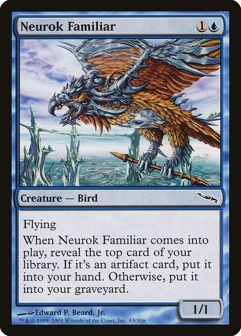 Neurok Familiar – Mirrodin (MRD-43) Magic: The Gathering card | LC-REM-20260804-15617495892300-52fd15b0-4ada-41c7-81e0-4f8956798685