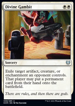 Divine Gambit - Kaldheim (Uncommon) [KHM-8] Imagen principal del producto
