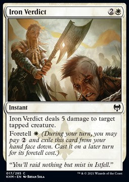Iron Verdict - Kaldheim (Common) [KHM-17] Immagine principale del prodotto
