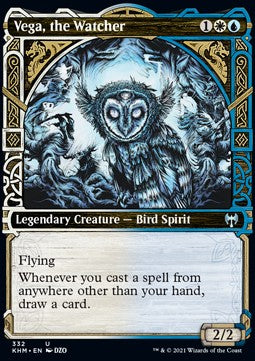 Vega, the Watcher - Kaldheim: Extras (Uncommon) [XKHM-332] Hoofdafbeelding