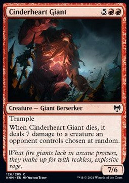 Cinderheart Giant - Kaldheim (Common) [KHM-126] Hauptbild