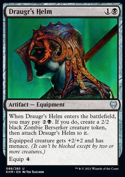 Draugr's Helm - Kaldheim (Uncommon) [KHM-88] Hover Image