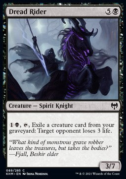 Dread Rider - Kaldheim (Common) [KHM-89] Immagine principale del prodotto