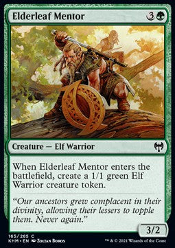 Elderleaf Mentor - Kaldheim (Common) [KHM-165] Imagen principal del producto