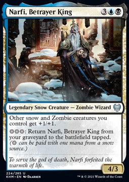 Narfi, Betrayer King - Kaldheim (Uncommon) [KHM-224] Hauptbild
