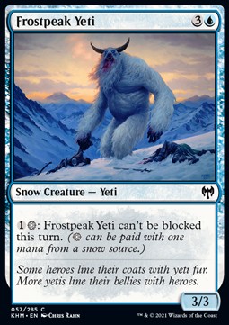 Frostpeak Yeti - Kaldheim (Common) [KHM-57] Hauptbild
