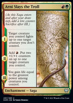 Arni Slays the Troll - Kaldheim (Uncommon) [KHM-201] Hover Image