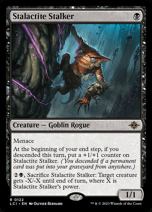 Stalactite Stalker – The Lost Caverns of Ixalan (LCI-122) Magic: The Gathering card