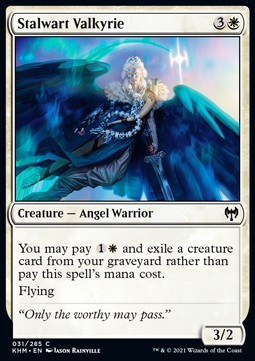 Stalwart Valkyrie - Kaldheim (Common) [KHM-31] Hauptbild