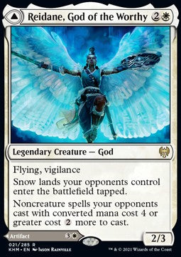 Reidane, God of the Worthy // Valkmira, Protector's Shield - Kaldheim (Rare) [KHM-21] Hover Image