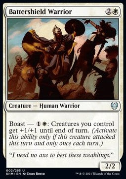 Battershield Warrior - Kaldheim (Uncommon) [KHM-2] Hover Image